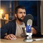 Namvo Filtre anti-pop pivotant avec masque double couche pour microphone Blue Yeti Blue Snowball et autres micros de studio d'en