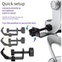 Namvo Filtre anti-pop pivotant avec masque double couche pour microphone Blue Yeti Blue Snowball et autres micros de studio d'en