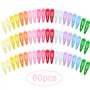 Gingbiss Barrettes à Cheveux Colorées en Métal Antidérapantes avec étui de Rangement pour Fil