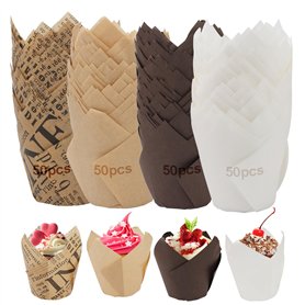 PBUSPU 200 PièCes Caissettes Cupcake