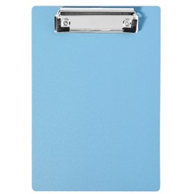 Petit porte-bloc A5 avec pince en métal caoutchouté