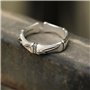 Feuilles Bague Reglable Ouverte
