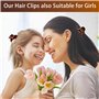 Pince Cheveux Femme, 12 Pcs Mini Pince Crabe Couleur Différente, Petite Pinces à Cheveux, Pince Griffe Barettes Cheveux, Antidér