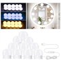 NVIYAM 10 LED lumiere Miroir