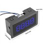 Led 4-Digital 0 - Compteur Numérique Haut/Bas 9999 - Compteur à Panneau DC 8-24V 30mA (Coule
