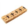 VIFERR Tapis de Bain, Tapis de Sol Antidérapant en Bois Tapis de Douche pour Salle de Bain, Toilettes, Chambre, Cuisine