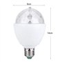 KSTEE RGB Stage Light, 3W E27 Prise RGB tournant l'ampoule colorée d'étape de LED La lumière colorée d'étape tournante de lumièr