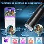 Masturbeuse Homme Sex Toys, Masturbateurs Masculins Mains Libres avec 7 Modes d'aspiration et 7 Modes de Rotation, Masturbateur 