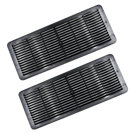 Grille de toit ouvrant pour Mercedes Classe E (W210-W211) - NOIR 2 pcs