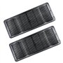 Grille de toit ouvrant pour Mercedes Classe E (W210-W211) - NOIR 2 pcs