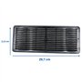 Grille de toit ouvrant pour Mercedes Classe E (W210-W211) - NOIR 2 pcs