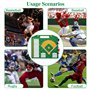 KUIRUNRX® Tableau Tactique Football, Entraîneur Football Tableau magnétique, pour Afficher Les Positions des Joueurs dans Les sa