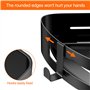 Uootach 2 Pièces Etagère de Douche d'angle sans Perçage en Aluminium, Tablette de Douche d'angle avec Crochets, Organisateurs de