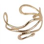 PPX Bracelet serpent bracelet forme serpent doré bracelet en serpent bijou égyptien Cléopâtre serpents déguisement égyptienne