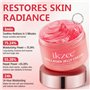 Collagen Night Mask, Masque de Nuit au Collagène et Crème à la gelée de Collagène Élasticité Et Hydratation, Réduit Les Ridules 