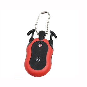 ANCLLO Mini compteur de score portable avec double cadran carré et porte-clés