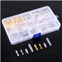 Swpeet Kit de 240 connecteurs en forme de balle, 3,9 mm en laiton mâle et femelle avec couvercle d'isolation pour moto, scooter,