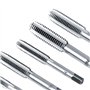 Kit de Taraud et Filière, Jeu de Tarauds et Filières Métrique 40 Pièces M3-M12 Coffret de Tarauds à Goujure et Filières avec clé