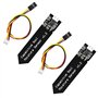 DollaTek 3Pcs Capteur D'humidité De Sol Capacitif Résistant À La Corrosion pour Arduino Détection D'humidité Jardin Arrosage DIY