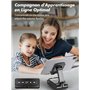 Rolgno Support Telephone Bureau avec Enceinte Bluetooth, Anti-Dérapant & Son Surround HD, Support Tablette Réglable & Enceinte P