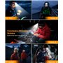 Glangeh Lampe Frontale LED Puissante avec Capteur Mouvement, IPX6 Étanche, 4 Modes d'Eclairage, Rechargeable USB Frontale Profes