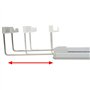 Rampe LED Aquarium, Éclairage Aquarium Lampe d'aquarium Fish Tank Lighting Lampe à LED pour aquarium 80-90 cm aluminium IP67