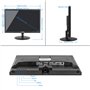Suprlipy Écran Tactile TFT LED de 21,5 Pouces FHD1920 x 1080 16:9 Prend en Charge HDMI VGA AV USB BNC écran Tactile capacitif 10