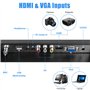 Suprlipy 19 Pouces FHD Petit Moniteur IPS écran d'affichage LCD 1440x900 60Hz 16:10 avec entrée HDMI BNC VGA AV USB Haut-parleur