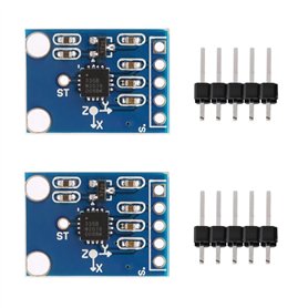 GERUI GY-61 ADXL335 Lot de 2 capteurs d'accéléromètre angulaire à 3 axes