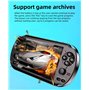 TAQY 4,3 Pouces Double Joystick Console de Jeux Vidéo 2000 Jeux Intégrés Plusieurs Simulateurs Prise en Charge MP4/TV Out Consol