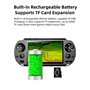 TAQY 4,3 Pouces Double Joystick Console de Jeux Vidéo 2000 Jeux Intégrés Plusieurs Simulateurs Prise en Charge MP4/TV Out Consol