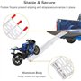 EINFEBEN 1 rampe de chargement pliable en aluminium - 340 kg - Pour moto ou mobylette.
