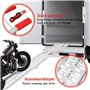 EINFEBEN 1 rampe de chargement pliable en aluminium - 340 kg - Pour moto ou mobylette.