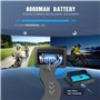 PARKVISION Rétroviseur de vélo avec protection anti-éblouissement - Caméra de recul de vélo avec écran réel 4,3" AHD 1080P - Pin