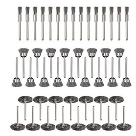 Lot de 90 brosses métalliques