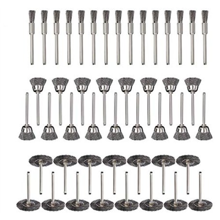 Lot de 90 brosses métalliques