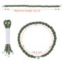 6 paires Sangles Elastiques pour Bottes Bandes de Bottes Militaires Vert Armée avec Crochets Métalli