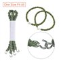 Militaire Grade Boot Bandes,6 paires Sangles Elastiques pour Bottes Bandes de Bottes Militaires Vert Armée avec Crochets Métalli