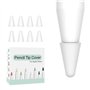 Lot de 8 embouts de rechange compatibles avec Apple Pencil 1ère 2ème génération Apple Pencil Embouts de protection en silicone p