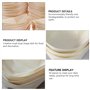 Coupelles en Bambou Bateau,50 pièces Board de Sushi en Bois Plateau Plats de Bateau en Bois Plateaux de Service pour Nourriture 