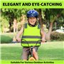 EASYKEENECOM Lot de 9 gilets de sécurité pour enfants - Gilet de sécurité pour enfants - Gilet réfléchissant pour enfants - Pour