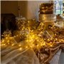 WIYETY Lot de 30 guirlandes lumineuses LED : 2 m Mini guirlandes lumineuses à piles, guirlande lumineuse en fil de cuivre étanch