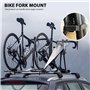 Support de Fourche de Vélo avec Blocage Rapide: WEGREAT Fourche de Vélo en Alliage d'Aluminium avec Fourche à Dégagement Rapide,