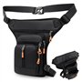 TOATELU Sac de jambe de moto avec sangle de jambe amovible