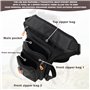 TOATELU Sac de jambe de moto avec sangle de jambe amovible, sac de jambe avec 5 poches, poche de jambe réglable pour homme et fe