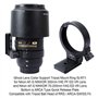 iShoot RT-1 Bague de Montage pour trépied 68 mm en métal pour Objectif Nikon AF-S NIKKOR 300 mm f/4E PF Ed VR et Nikon AF-S NIKK