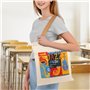 Hiler Punk Sac fourre-tout réutilisable pour la musique, les courses, les cours de musique, sac à bandoulière de voyage en plein