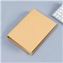 Classeurs en Papier Kraft 4 Pièces A5 Couverture de Classeur 6 Anneaux Couverture de Reliure Rechargeable A5 Feuilles Volantes p