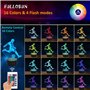3D Optical Illusion Lamp for Soccer Fan