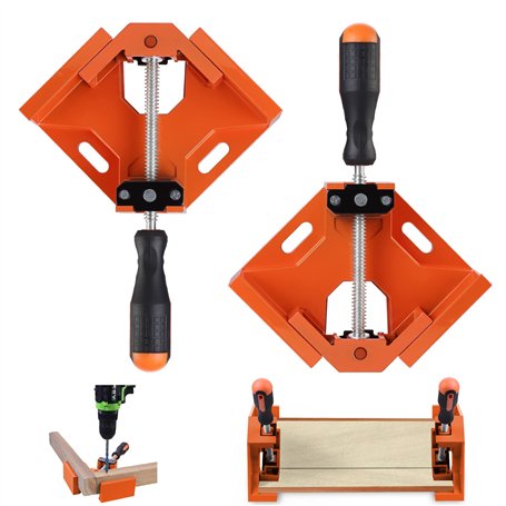 Knpwer Lot de 2 pinces d'angle à angle droit